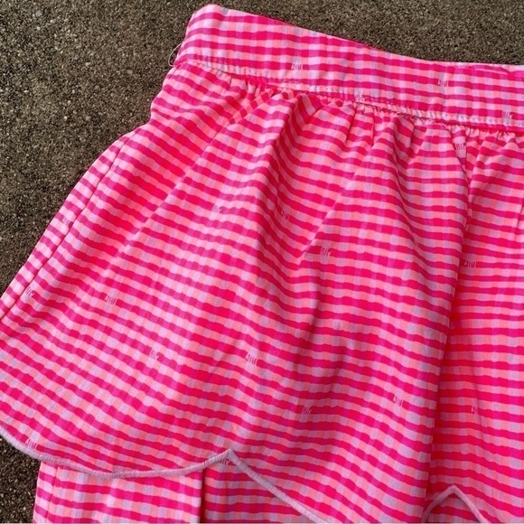 Lilly Pulitzer Thyme Scallop Peplum Gingham Skirt - Picture 6 of 8
